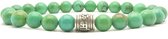 Beaddhism - Armband - Green Turquoise - Guru - 8 mm - 22 cm