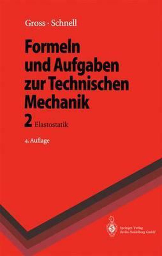 Formeln Und Aufgaben Zur Technischen Mechanik 2 - cover