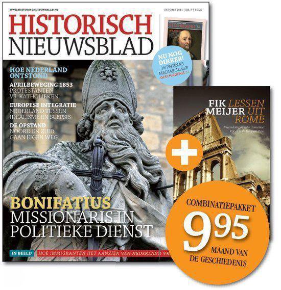 Cover van het boek ' Lessen uit Rome + Historisch Nieuwsblad 8' van F. Meijer
