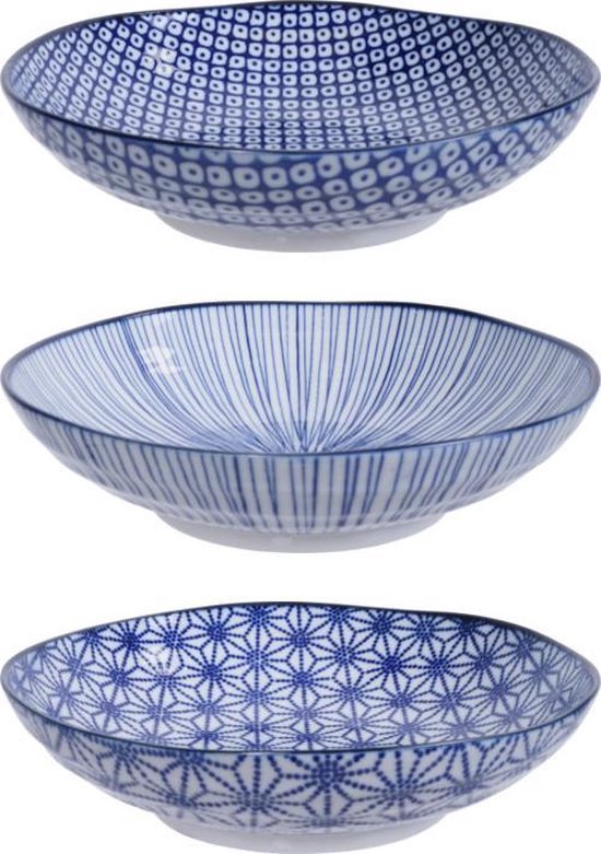 Lot De 4 Cuillères Design TOKYO Design Studio Nippon Blue – Couverts De Table Modernes, Couleur Bleue