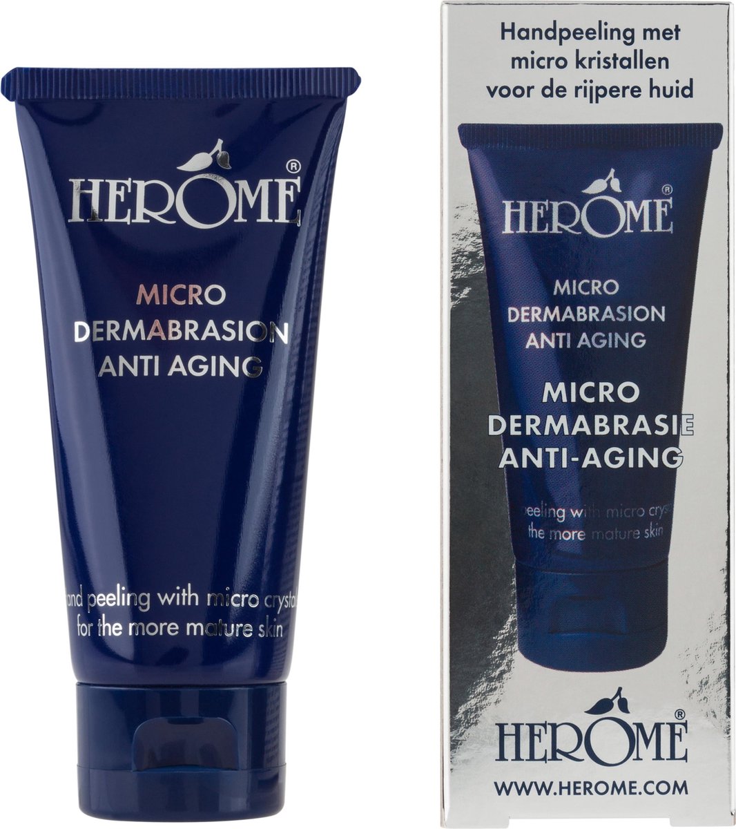 Goedkoopste Herome Handpeeling Anti-Aging - Micro Dermabrasion Anti-Ageing - Zuiverende Peeling voor de Handen - Stimuleert Celvernieuwing - 55ml.