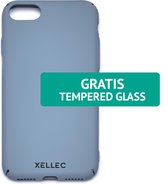 Xellec iPhone 6/6S Plus Hard Case 1mm - Grey - GRATIS Tempered Glass