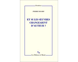 Omslag van Et si les œuvres changeaient d'auteur?