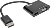 Tripp-Lite P136-06N-HV-V2 DisplayPort 1.2 to VGA/HDMI All-in-One Converter Adapter, 4K x 2K HDMI @ 24/30Hz TrippLite
