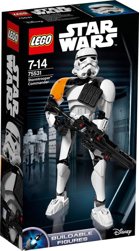 Verhoog jezelf Specialiteit President LEGO Star Wars Stormtrooper Commander - 75531 | bol.com