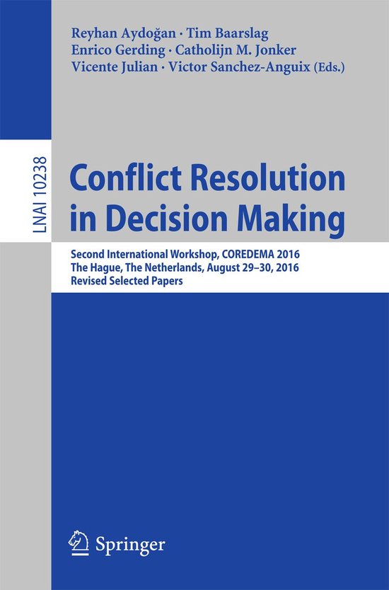 Springer Nature Proceedings Computer Science - Conflict Reso ... - cover