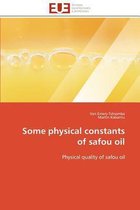 Some physical constants  of safou oil