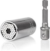 Professionele universele dopsleutel - Gator Grip - Universeel pasbaar voor boormachines - van 7 t/m 19 mm - Dopsleutelset - Doppenset