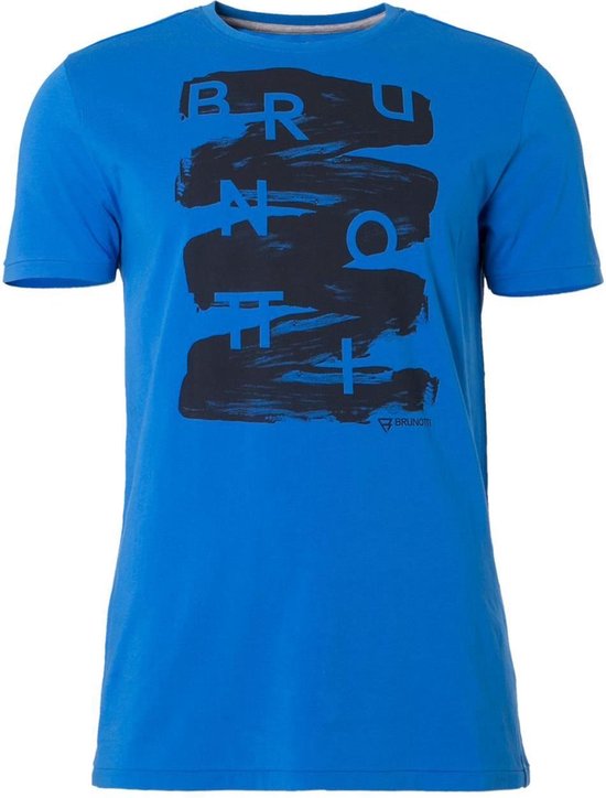 Ruim drie melk Brunotti t-shirt - Alberts - heren I lapis blue - M | bol.com