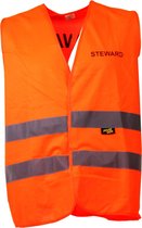 Joggy Safe Veiligheidsvest Steward Unisex Oranje Maat L
