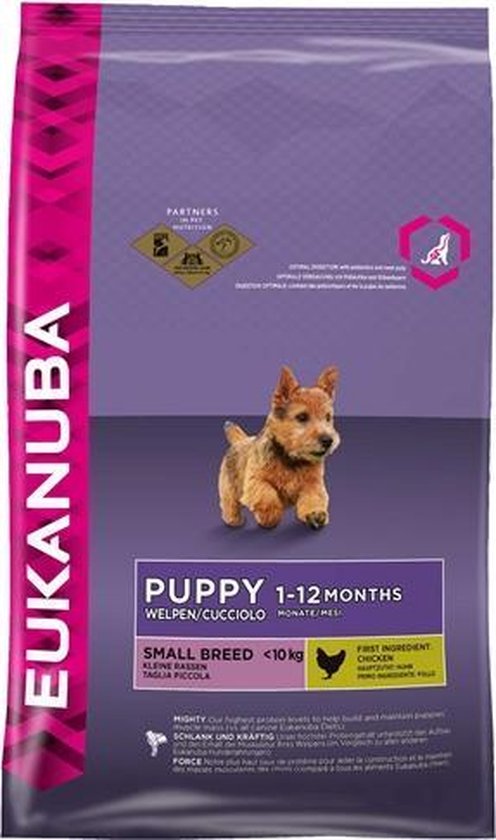 Eukanuba Dog Puppy - Small Breed - Puppyvoer - 3 kg