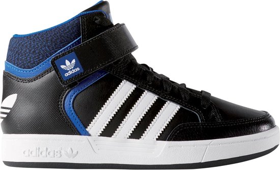 huurder Evenement zuur adidas Varial Mid Sneakers - Maat 37 1/3 - Jongens - zwart/wit/blauw |  bol.com