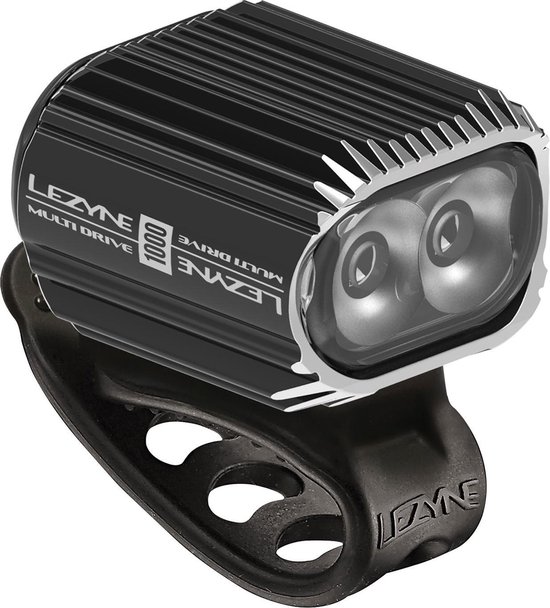 Lezyne Multi Drive 1000 LM W / Power Pack & Mounts - Oplaadbare LED fietslamp voor - 6 Standen - 1000 Lumen - Waterdicht - Zwart