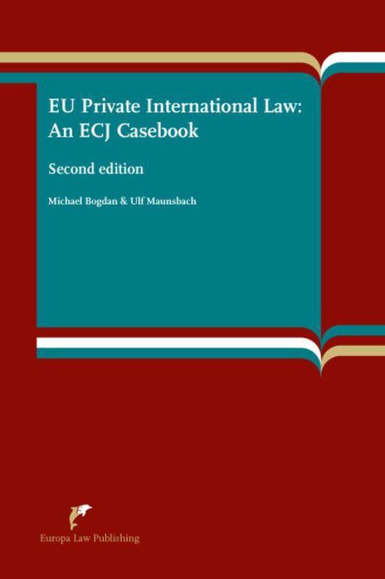 Eu Private International Law: An Ecj Casebook - cover