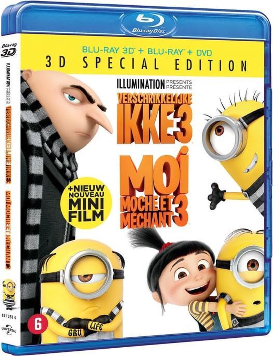 Verschrikkelijke Ikke 3 (Despicable Me 3) (Blu-ray) (3D Blu-ray) (Blu-ray)  | Dvd's | bol.com