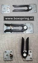 Boxpring.nl Koppelklem - Kunststof - Zwart