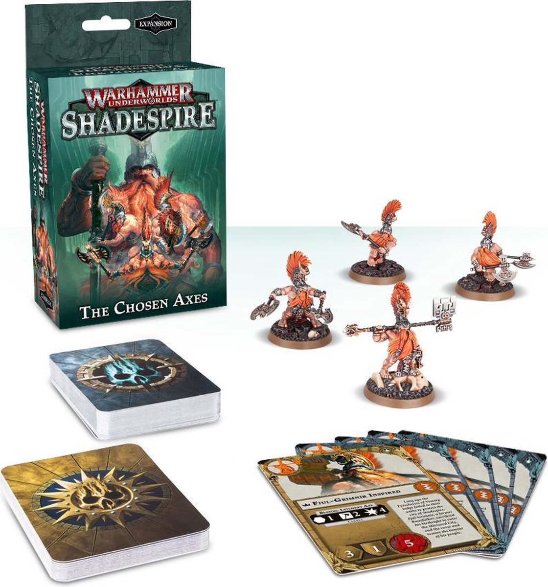その他 Warhammer Underworlds The Chosen Axes Warhammer underworlds - Shadespire - The chosen axes | bol