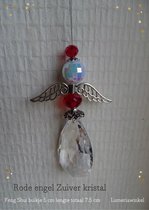 Kristal engeltje rood parelmoer
