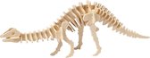 3D Hout constructieset met APP, Apatosaurus, h: 12 cm, l: 35,5 cm, triplex, 1stuk, b: 7,5 cm