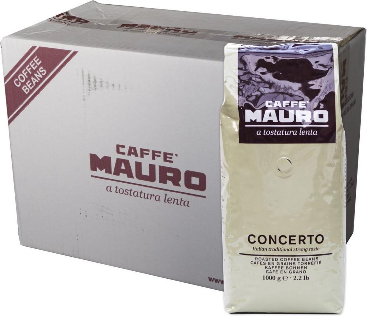 Caffé Mauro Concerto 6 x 1 kilo koffiebonen