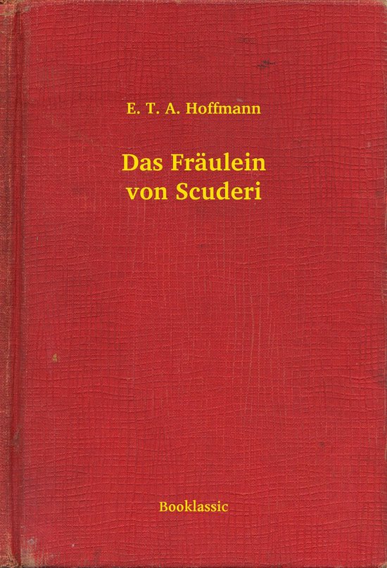 Das Fräulein von Scuderi - cover