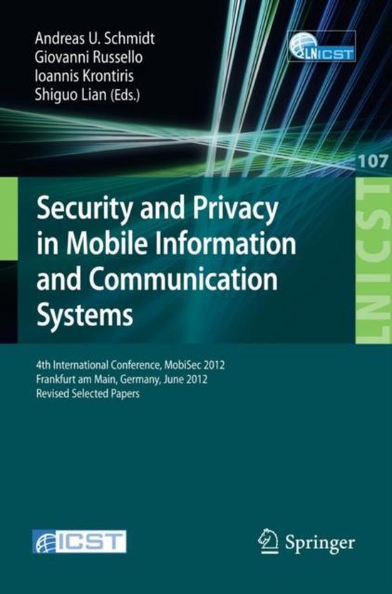 Security and Privacy in Mobile Information and Communication ... - cover