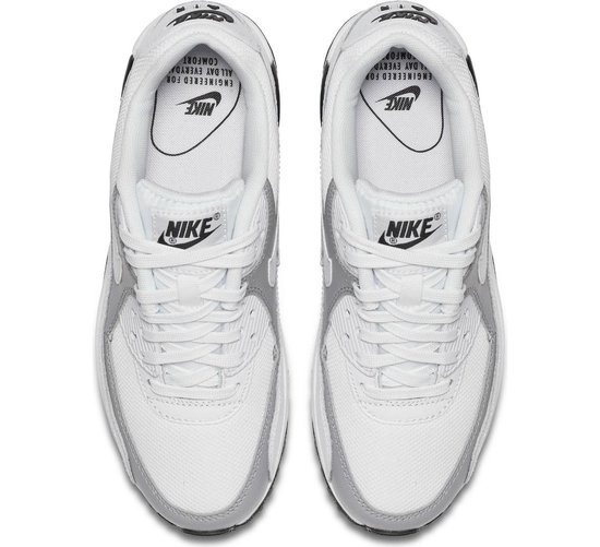 Nike Air Max 90 Sportschoenen - Maat 40 - Vrouwen - wit/grijs/zwart |  bol.com