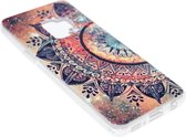 ADEL Siliconen Back Cover Hoesje Geschikt voor Samsung Galaxy S9 - Mandala Bloemen