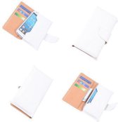 BestCases  Wit Portemonnee Telefoon Hoesje Huawei Honor 3