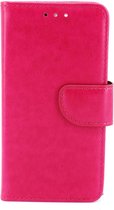 Xssive Hoesje voor Sony Xperia XZ - Book Case - geschikt voor pasjes - pink