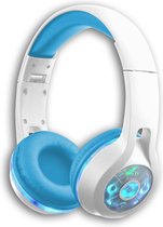 Bluetooth hoofdtelefoon met licht - Blauw en Rose