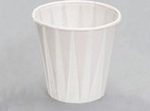 Geplooide papieren bekers, 3,5 oz - verpakking van 2500 bekers
