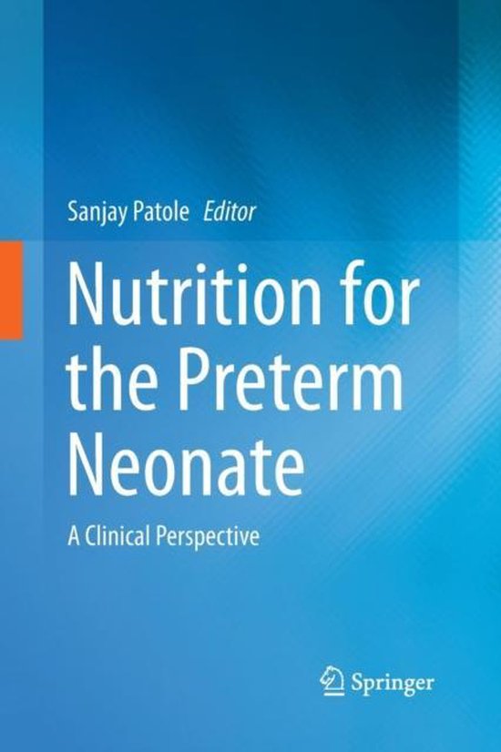 Nutrition for the Preterm Neonate - cover