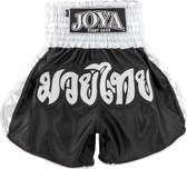 Joya Kickboxing Short 63  Sportbroek - Maat S  - Unisex - zwart/wit