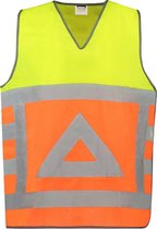 Tricorp Tabard verkeersregelaar/veiligheidsvest - Workwear - 453001 - Fluor Oranje-Geel - maat XL