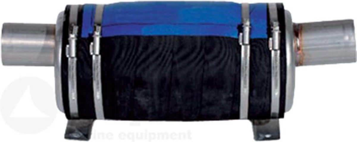 RVS WATERLOCK-UITLAATDEMPER  40 MM 4 LTR 0 - 0 GRADEN