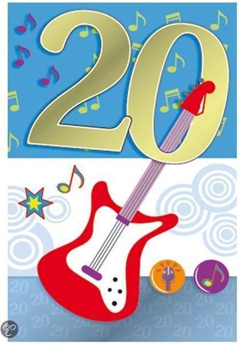 Verjaardagskaart 20 jaar | bol.com