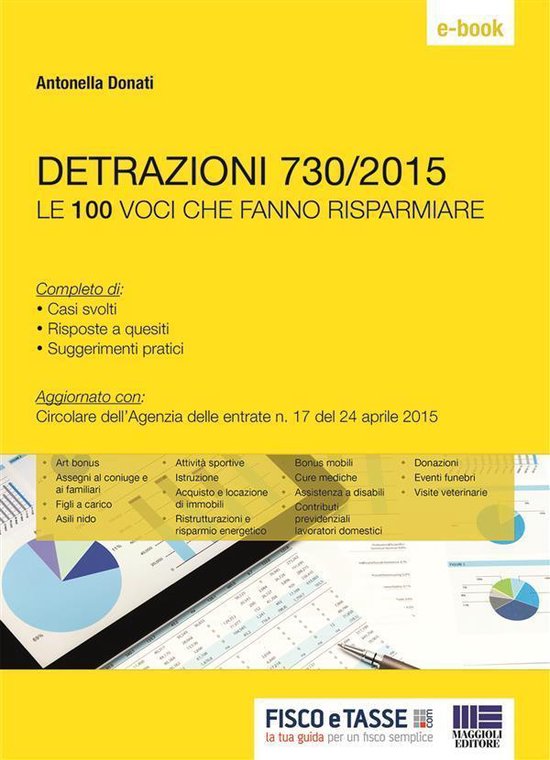 Detrazioni 730/2015 - Le 100 voci che fanno risparmiare - cover