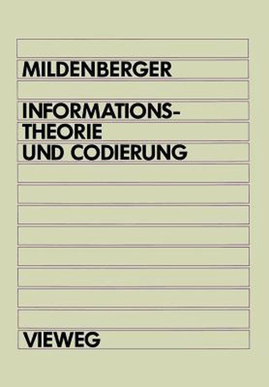 Informationstheorie und Codierung - cover