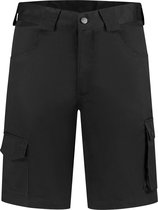 Yoworkwear Bermuda coton / polyester noir taille 62