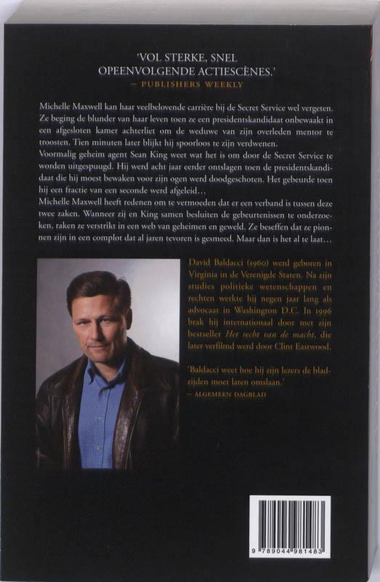 Klassieke thriller van David Baldacci, 'Vol sterke, snelle, opeenvolgende actiescènes.' - Publishers Weekly.