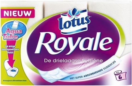 Ontslag nemen pastel vod Lotus Royale toiletpapier 6rol x 4 | bol.com
