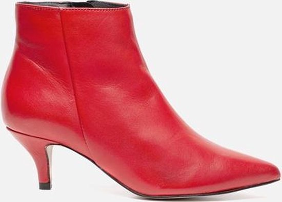 | Linea zeta Dames Veterschoenen Rood Linea Zeta Enkellaarsjes rood Dames | Ziengs.nl