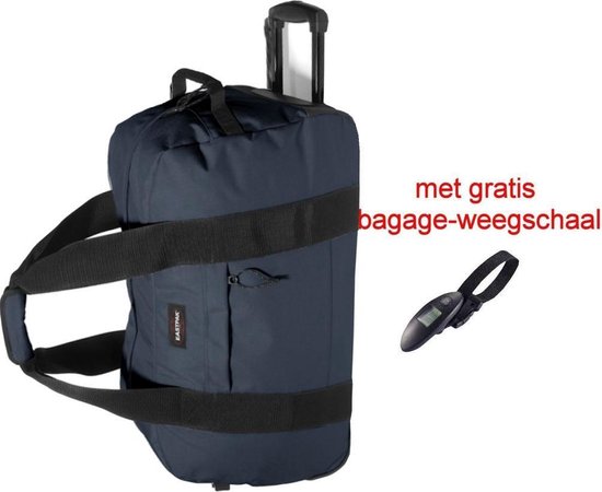 hardop hout Blauwdruk Eastpak Container 65 Authentic - Reistas met wielen - midnight + gratis  weegschaal | bol.com