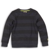 DJ Dutchjeans Jongens Sweater - Faded navy + stripe - Maat 146