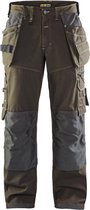 Blåkläder 1960-1145 Werkbroek Stretch Groen/Zwart maat 44