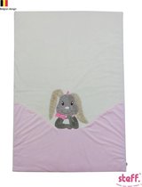 Steff lapin rose "Lapin" - couette couette - 120x80 cm - pour lit 60x120 cm