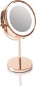 Rio MMST - Make up Spiegel met Ringverlichting - Rose/Goud - Ø15,5cm