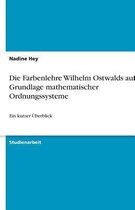 Die Farbenlehre Wilhelm Ostwalds auf der Grundlage mathematischer Ordnungssysteme