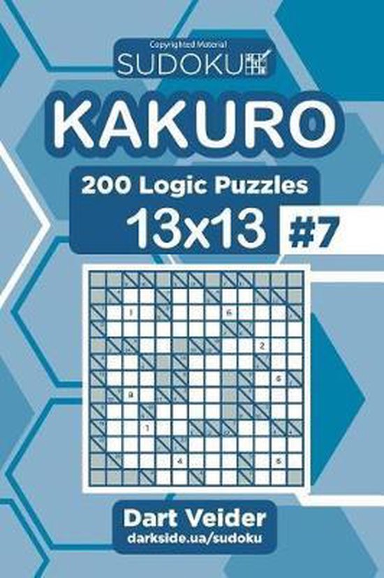 Bol Sudoku Kakuro 200 Logic Puzzles 13x13 Volume 7 Dart